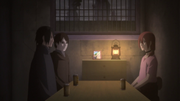 Garashi talks with Sasuke and Sai