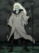 Madara's initial transformation from using the seal.