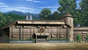 The re-built Konoha Hospital.