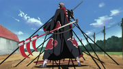 Hidan restrained by Shikamaru