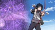 Arco & Flecha de Sasuke com e sem Susanoo