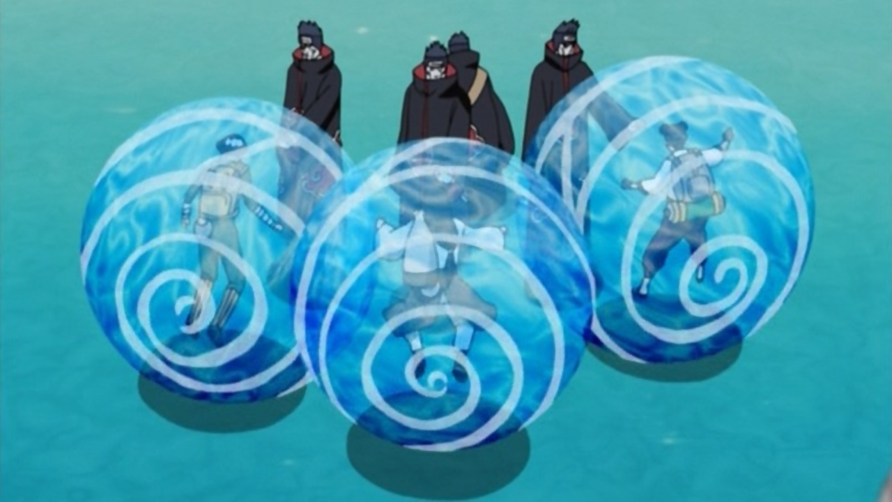 Water Prison Technique Narutopedia Fandom