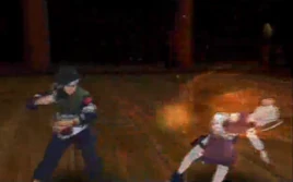 Asuma empieza con golpes directos...