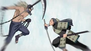 Mifune affrontant Hanzô dans le passé.