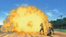 …and then ignited, engulfing the target in flames.