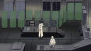 O laboratório de análise da sala.