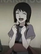 A aparência de Shizune quando criança, apresentada em A Torre Perdida.