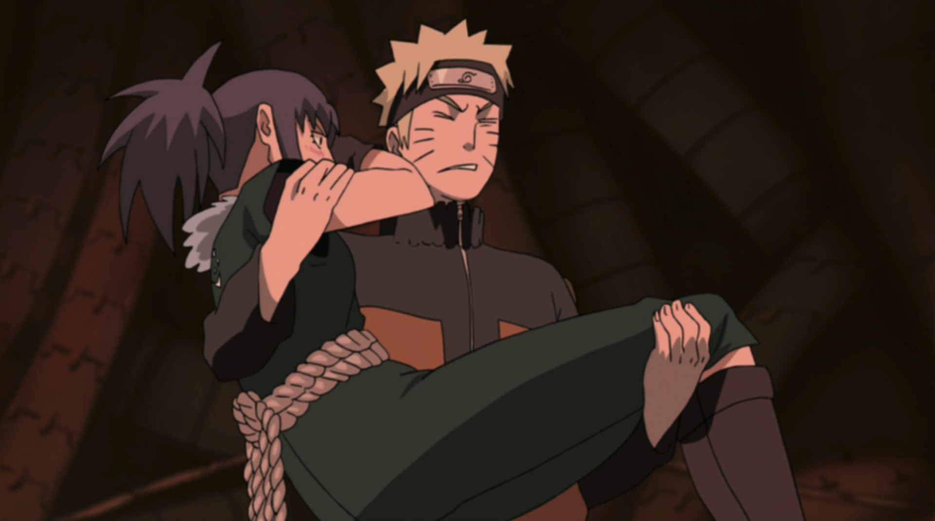 Naruto vs Kabuto/Guren Save Yukimaru's Life 