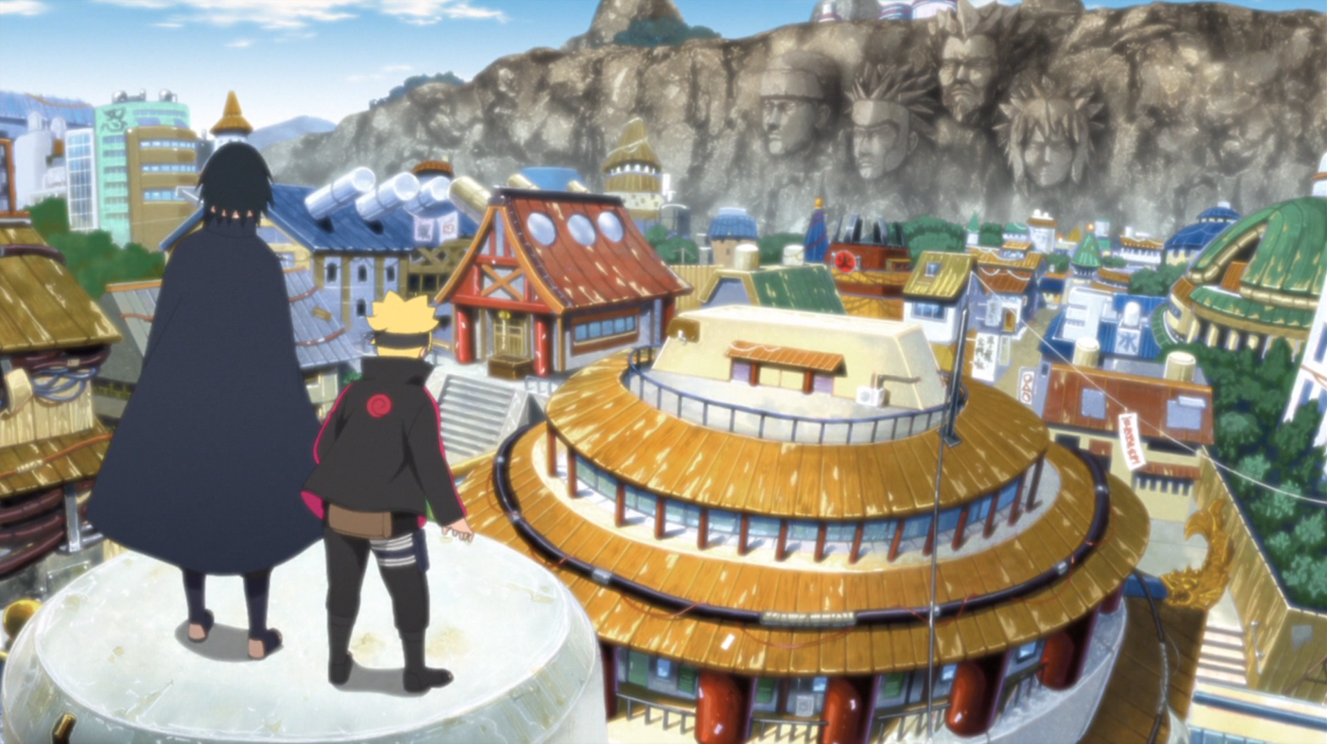 Last scene of the last episode of Naruto Classic: Goodbye, Hidden Leaf  Village, for now <3