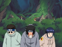 Team 8 hides from gaara