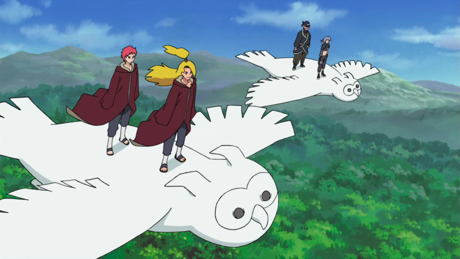 naruto tobi and deidara