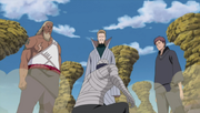 Mū invocando a los otros Kages