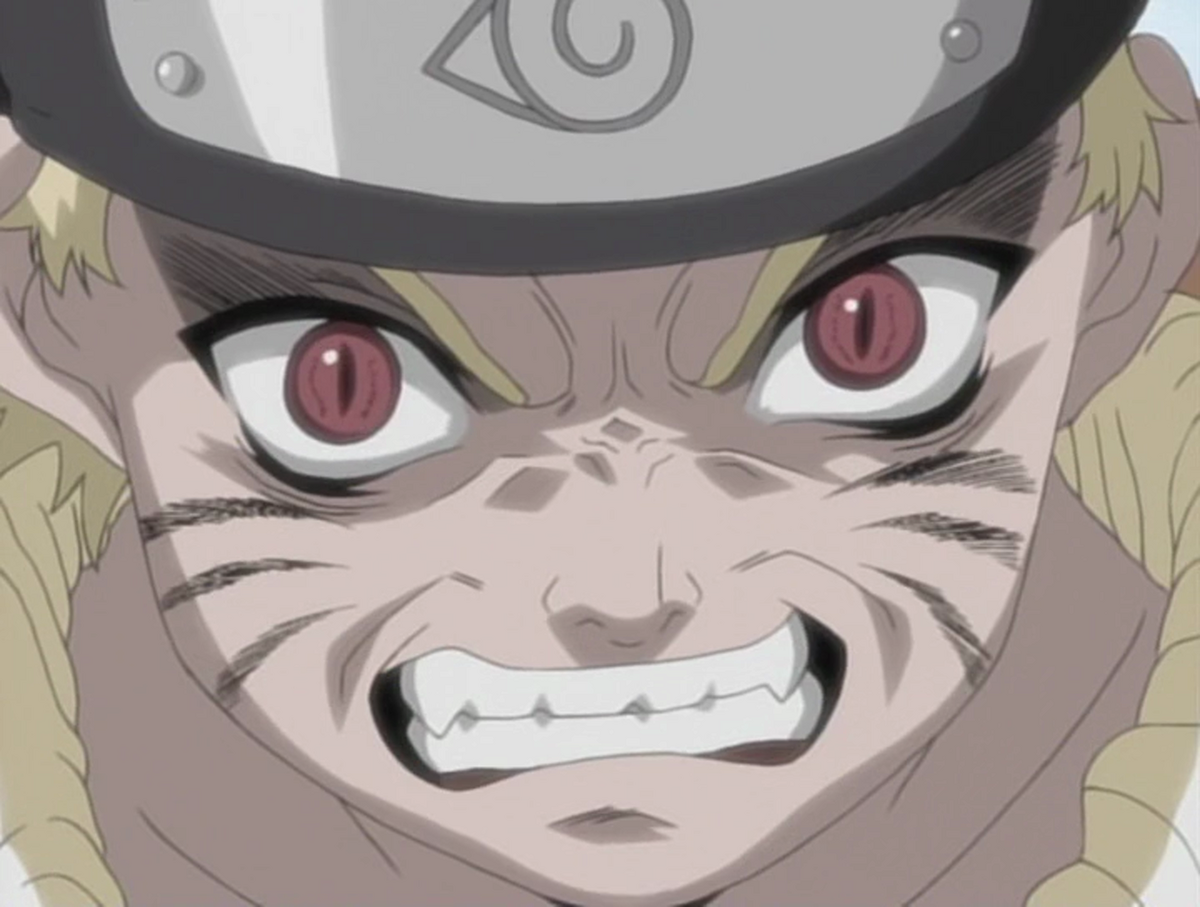 naruto uzumaki nine tailed fox eyes