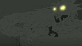 The dragon with the trunk-like nose.