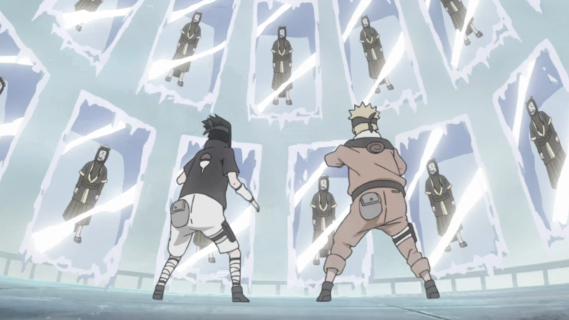 Haku's Secret Jutsu: Crystal Ice Mirrors, NARUTO