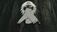 Madara's improved Sage Transformation after absorbing most of the Ten-Tails' tree form.