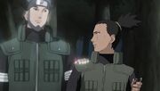 Asuma le transmite su Voluntad de Fuego a Shikamaru