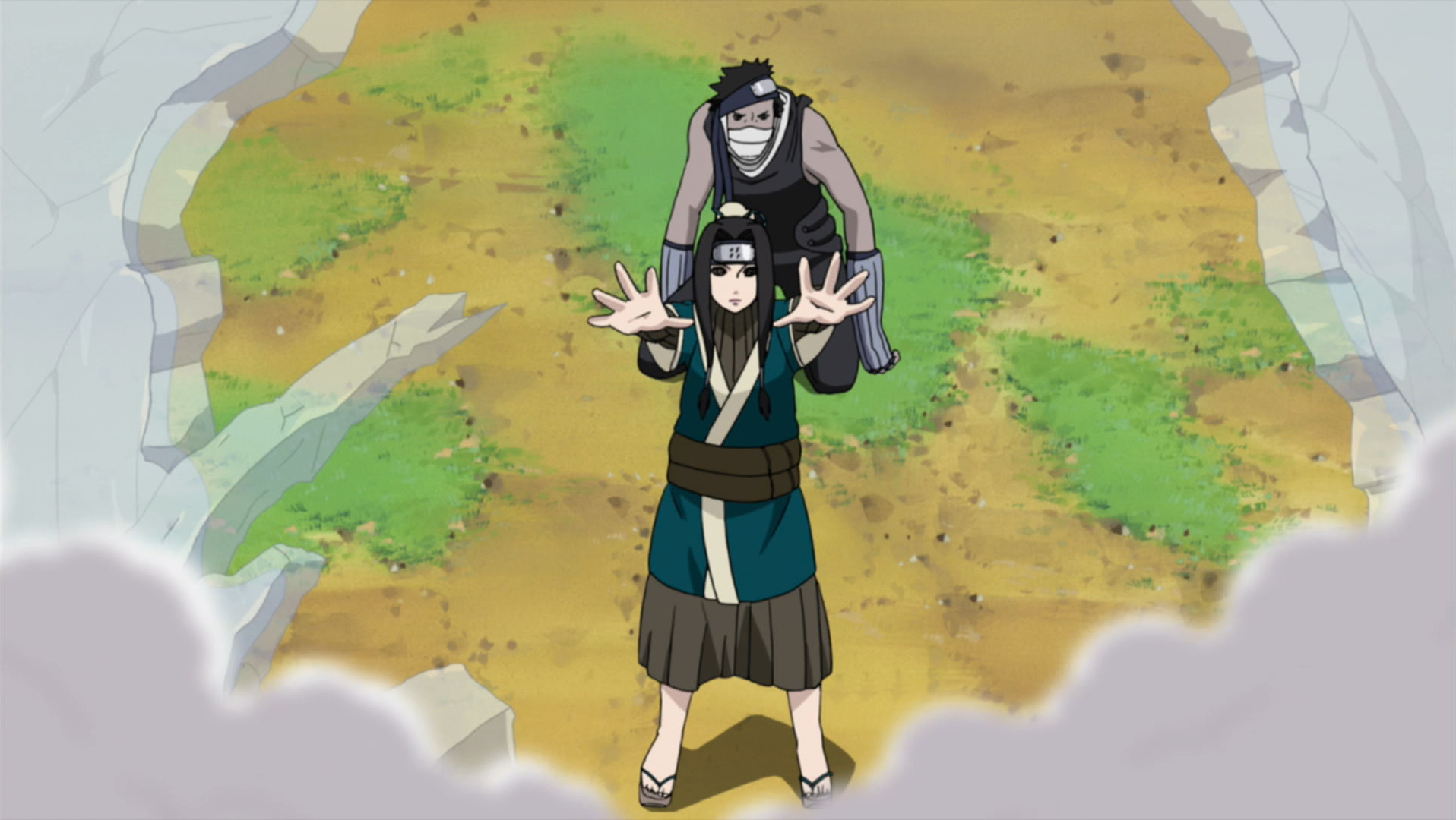 despedida de haku e zabuza em naruto clássico 1 temporada chorei