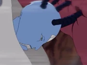 Puppet 5: A bald puppet with large holes in its skull. This puppet's hidden weapons are the long extending cables coiled in its skull that can pierce numerous enemies at a time. Since the range is very long, it can pierce distant targets without even getting close. Also, it is able to latch onto opponents with its cords and then crumble them slowly. It can also use taijutsu to fight, but lacks brute force.