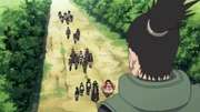 Shikamaru Nara observant les candidats arriver à Konoha.