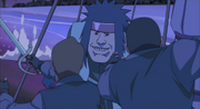 Kongō derrotando os guardas