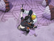 Sai intercepts Sasuke