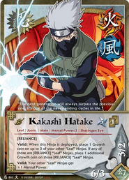 Carta de Kakashi Hatake.