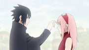 Sasuke Pokes Sakura