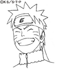 Diseño de Naruto sonrisa en Shippūden por Pierrot