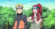 Kushina bromea con Naruto