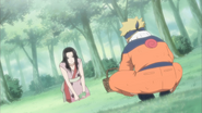 Naruto é encontrado por Haku.