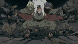 Jiraiya entra no Sennin Modo