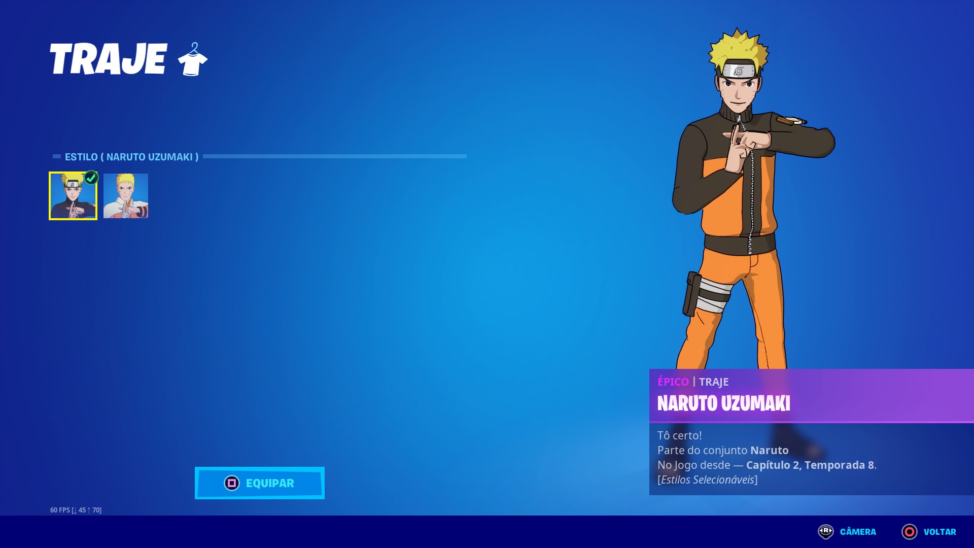 Próxima temporada de 'Fortnite' pode incluir Naruto - Olhar Digital