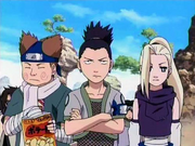 El equipo Asuma en los examenes Chunin