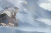 Tobirama usando el Elemento Agua