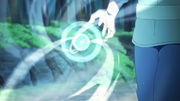 Rasengan combinado con Elemento Viento de Konohamaru