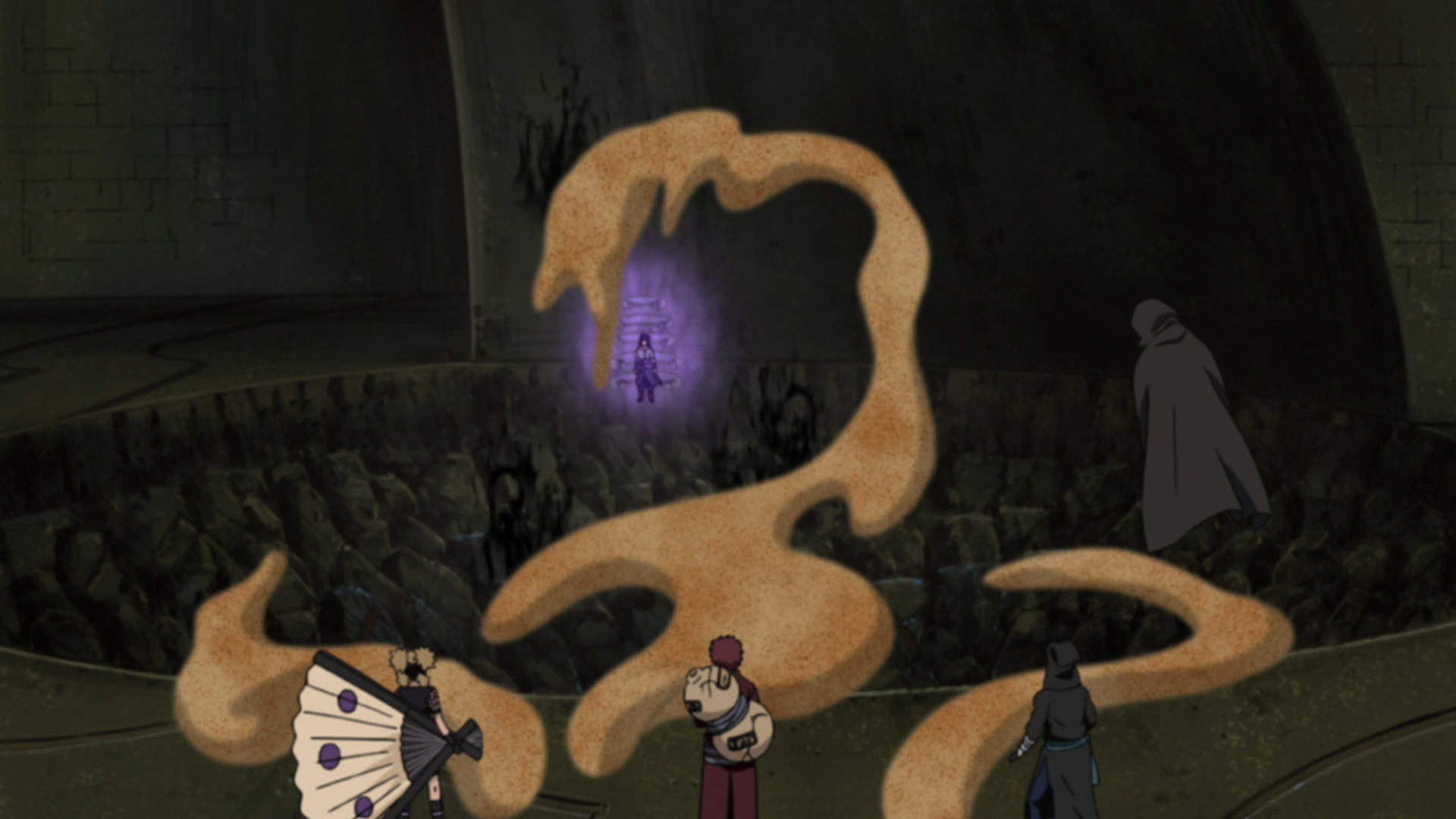 Naruto gaara areia colar naruto simbolo da areia
