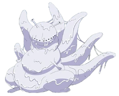 A aparência completa de Saiken.