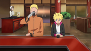 Naruto and Boruto at Ichiraku Ramen