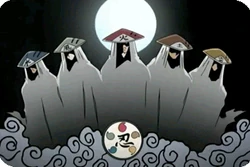 חמשת הקאגאים, משמאל לימין: , ,  (השלישי),  ו