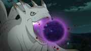 Kokuō creating a Tailed Beast Ball.