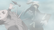 Haku attacks shinobi