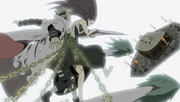 Minato and Kushina protect Naruto