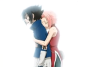 Sakura abraza a Sasuke y le pide que se detenga