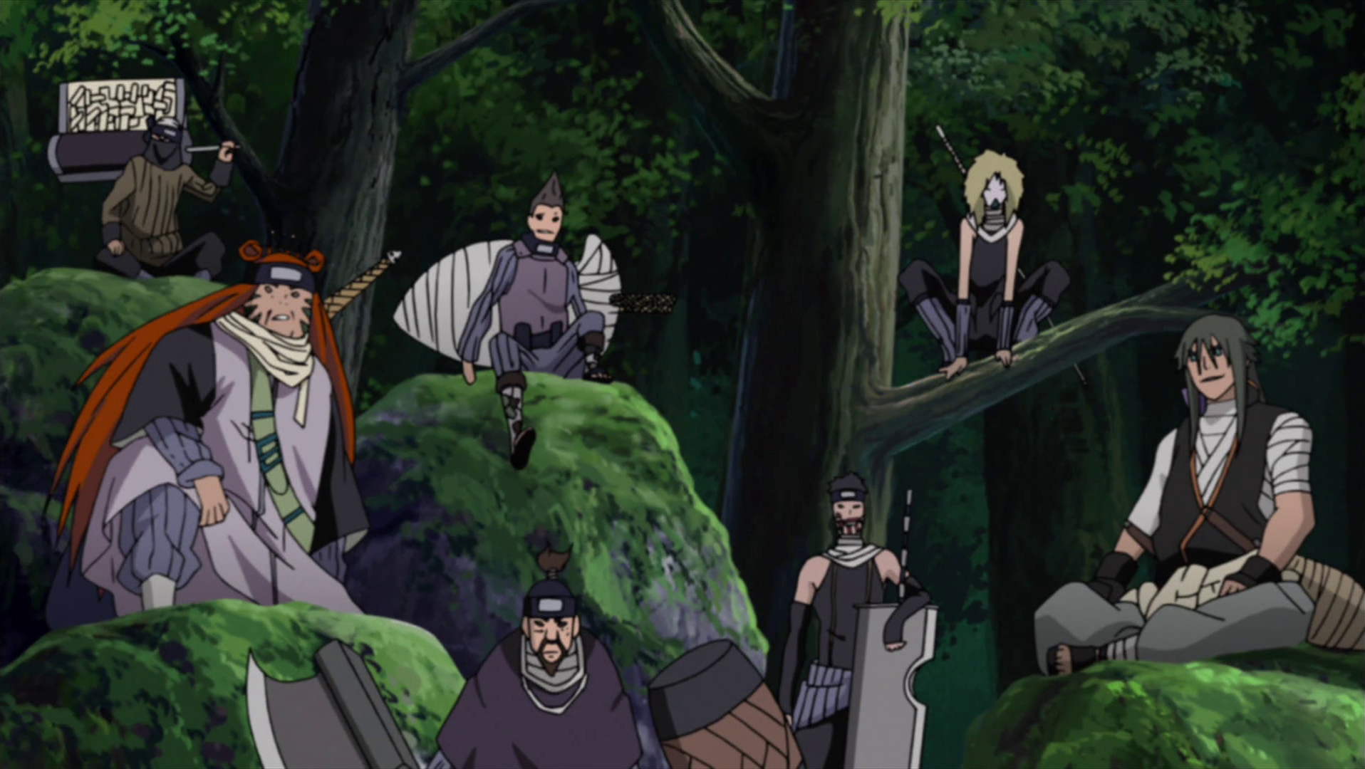Seven Ninja Swordsmen Of The Mist Narutopedia Fandom Ameyuri ringo is a mist ninja and one of the first generation members of the swordsmen of the mist that wielded fang, the boltsword. seven ninja swordsmen of the mist