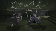 Taijutsu de Itachi e Sasuke