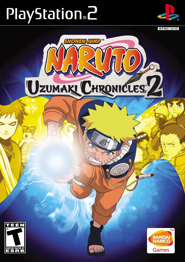 NARUTO - UZUMAKI NINDEN SLPS-25542 ORIGINAL PS2 5079 - Escorrega o