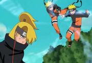 Deidara vs Naruto