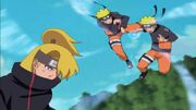 Deidara vs Naruto