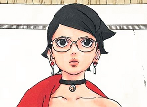 FANART : Adult/Teen Sarada with glasses and sword : r/Naruto